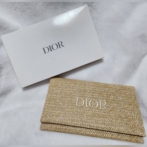 Dior Beauty Raffia Wallet / Clutch